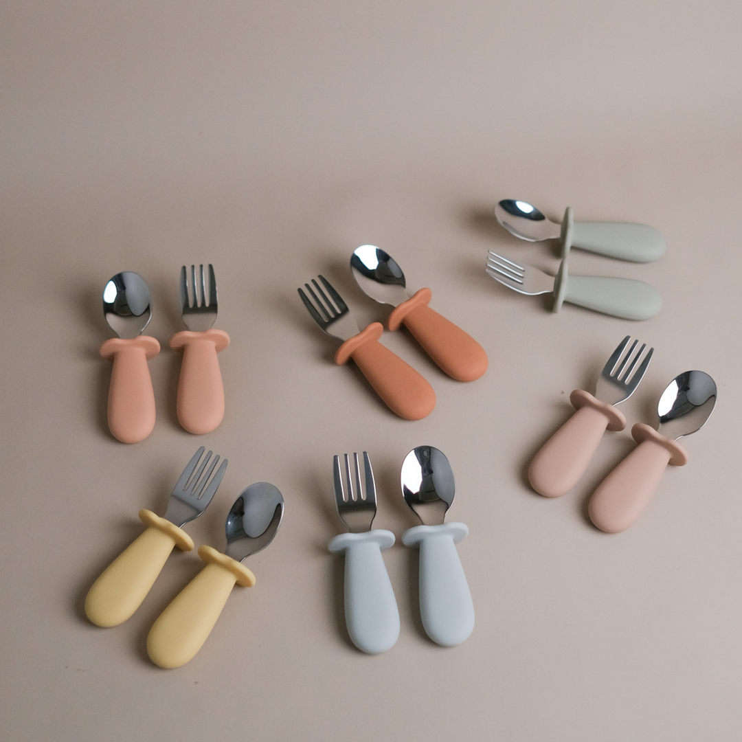 Toddler Cutlery Set Oyster