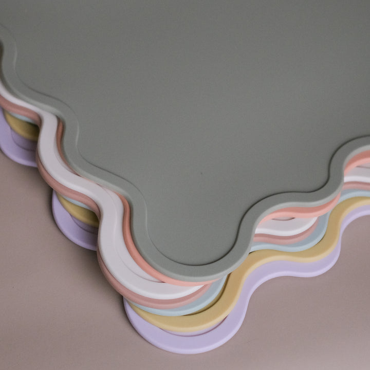 Wiggly Placemat Sea Mist