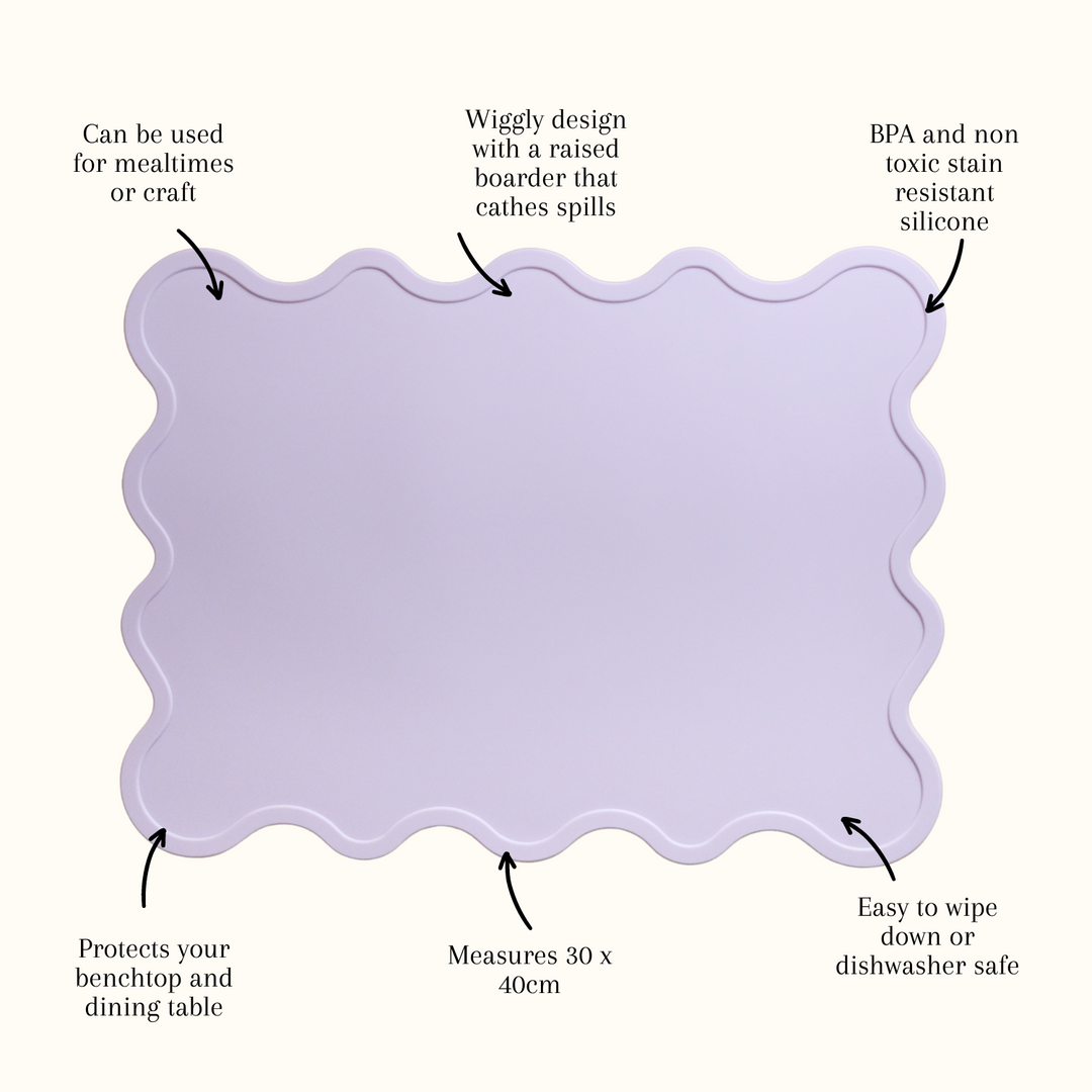 Wiggly Placemat Lilac